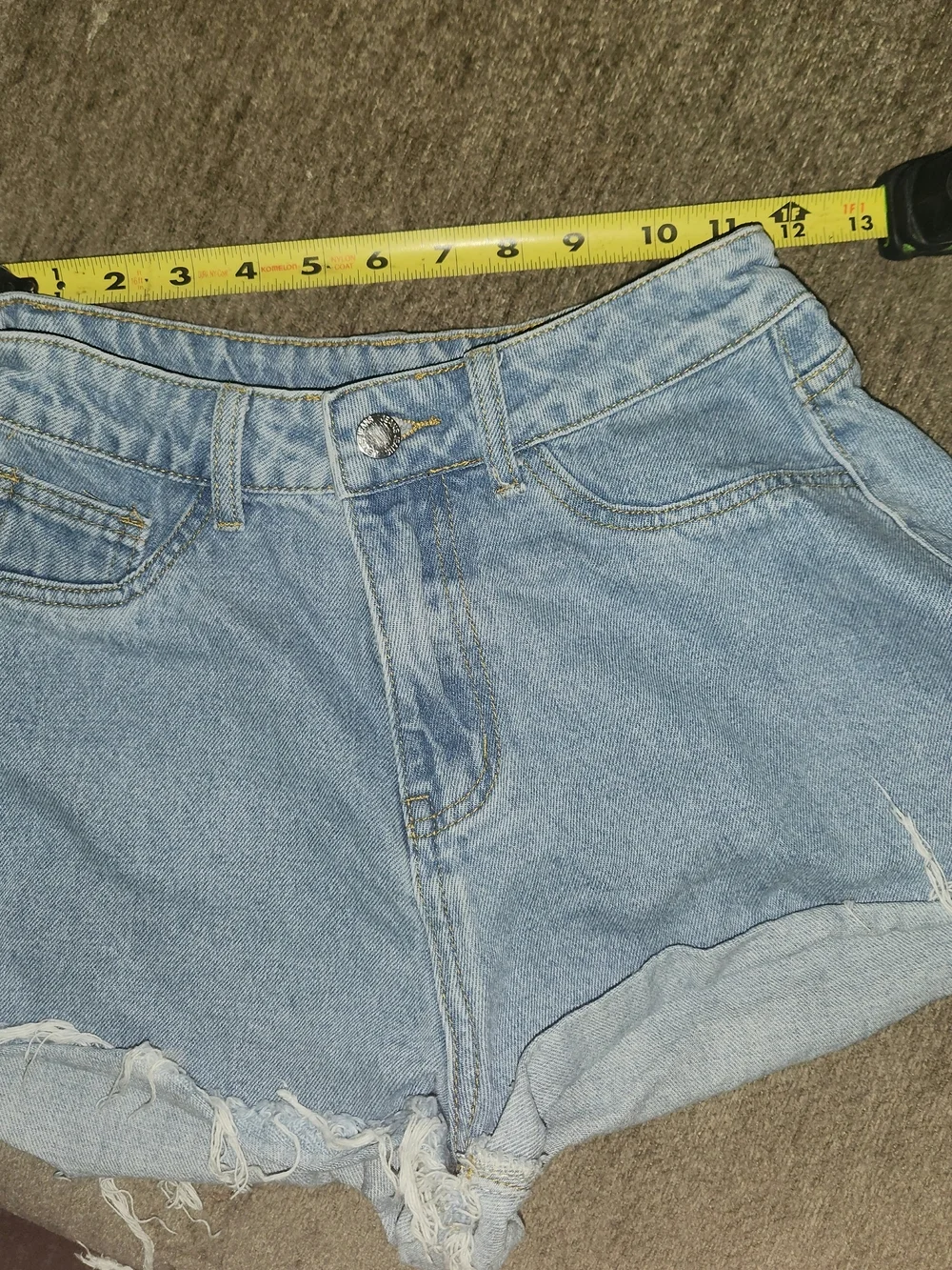 Light Wash Denim Shorts - Women